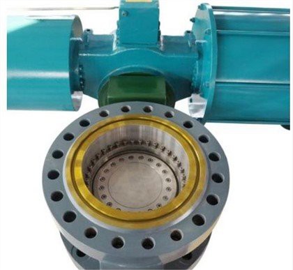 Zwevende stoel Bi-directionele volledig metalen afdichting Triple Offset Vlinderkleppen Serie 4200
